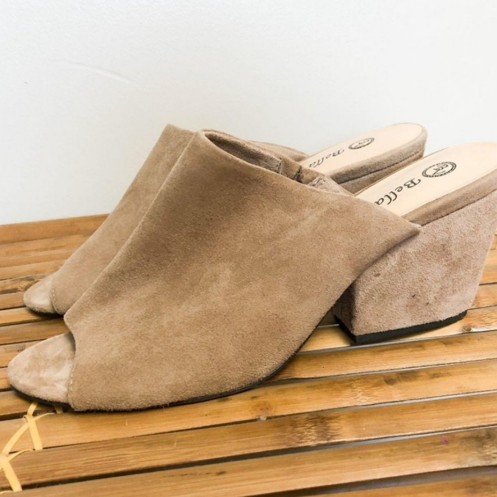 Bella Vita Leather Kathy Mule 7.5WW - Picture 2 of 3